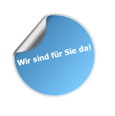 Wir sind für Sie da!